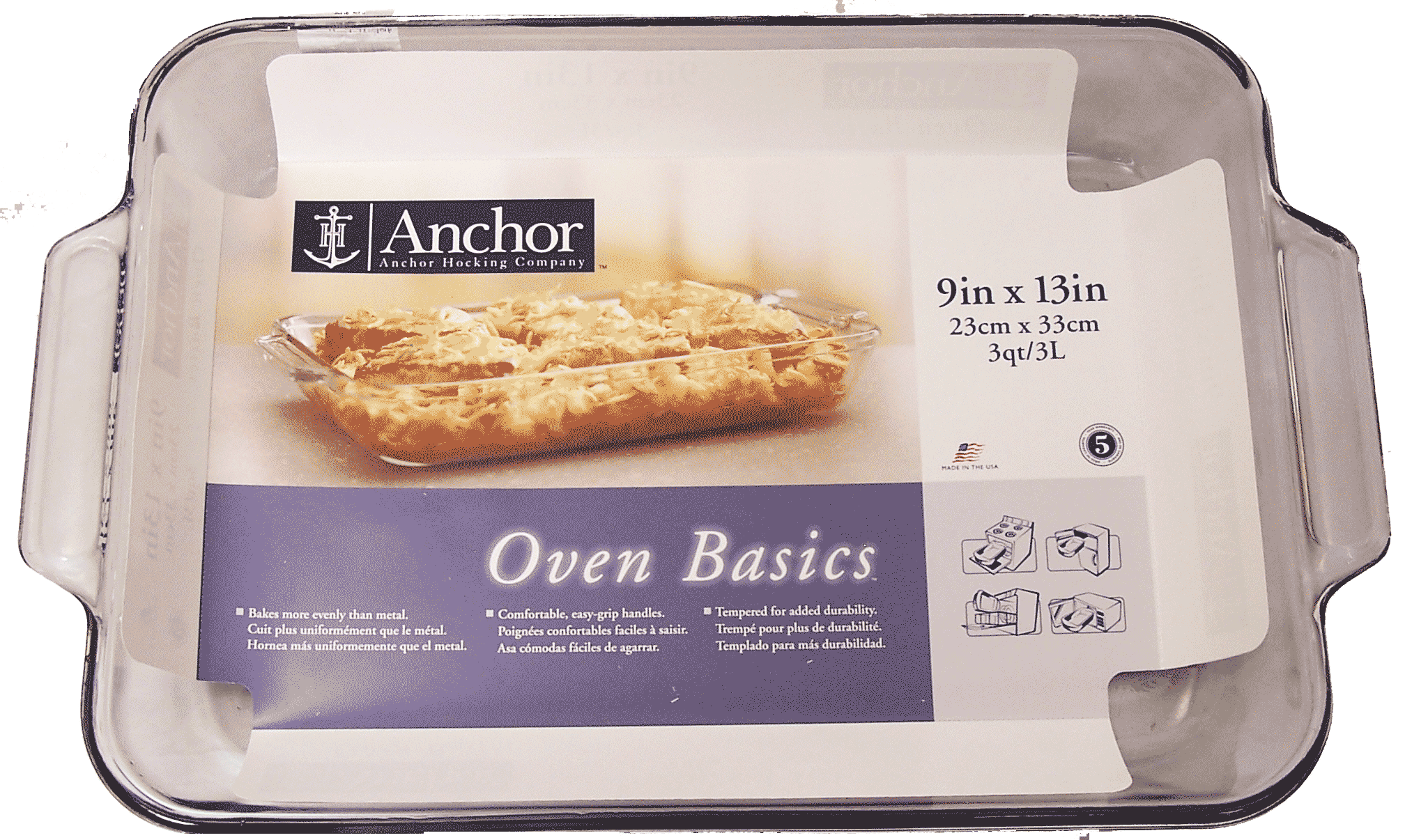 Anchor&nbsp;&nbsp;9in x 13in glass baking dish Full-Size Picture
